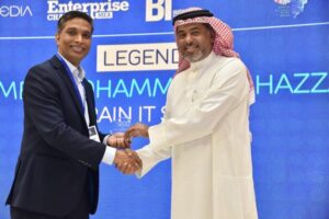 منح جائزة القيادات الشابة الداعمة للتكنولوجيا من قبل ‏ Global CIO Forum 2018